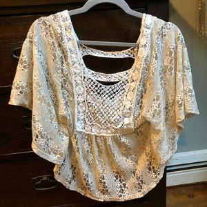 Urban Outfitters Lace Crochet Top